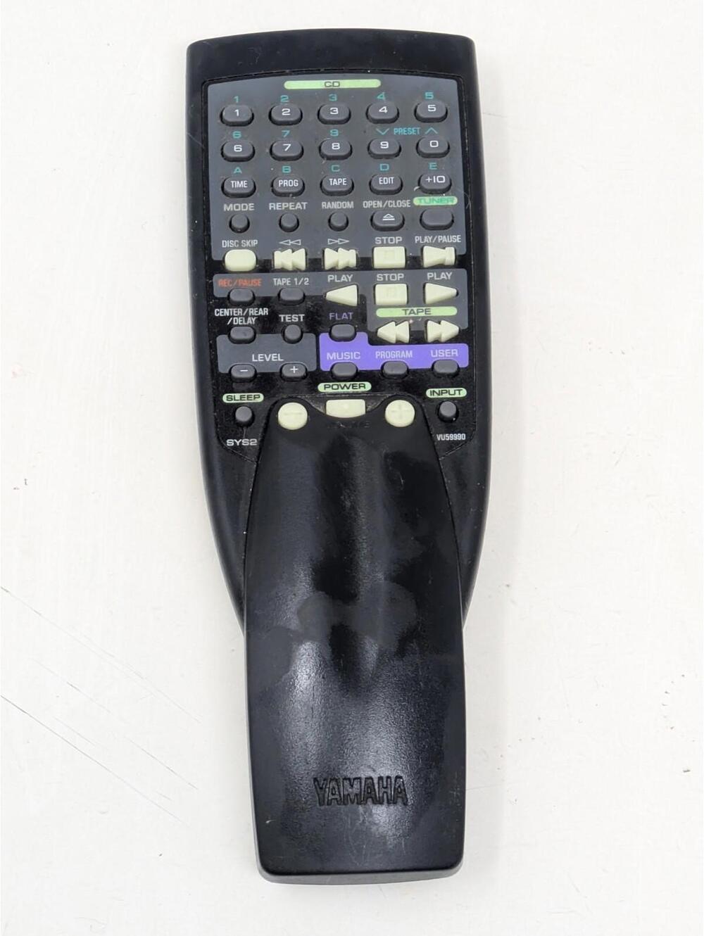 YAMAHA  Remote Control  SYS2 VU59990 - GX-50  GX-70 Natural Sound Mini System